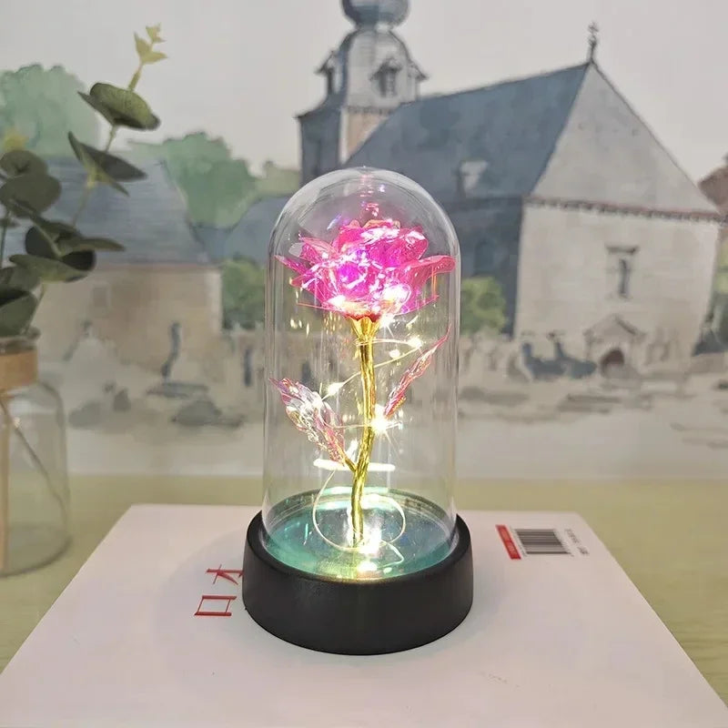 LED Eternal Rose Flower Gift – Romantic Décor