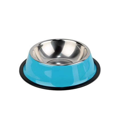 Dog Lovely Steel  Water Drink Dishes Bowl