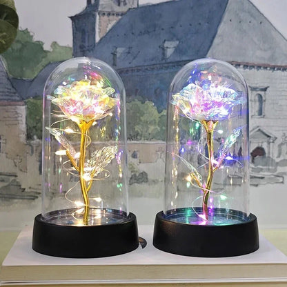 LED Eternal Rose Flower Gift – Romantic Décor