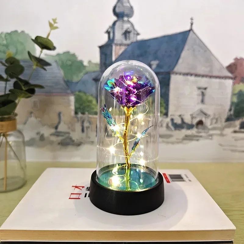 LED Eternal Rose Flower Gift – Romantic Décor