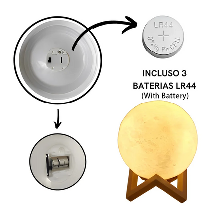 LED Moon & Galaxy Night Light