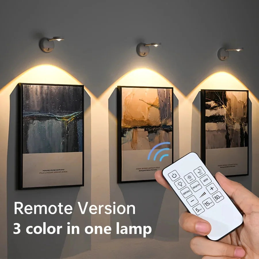 USB Rechargeable Intelligent Human Sensing Wireless Wall Light