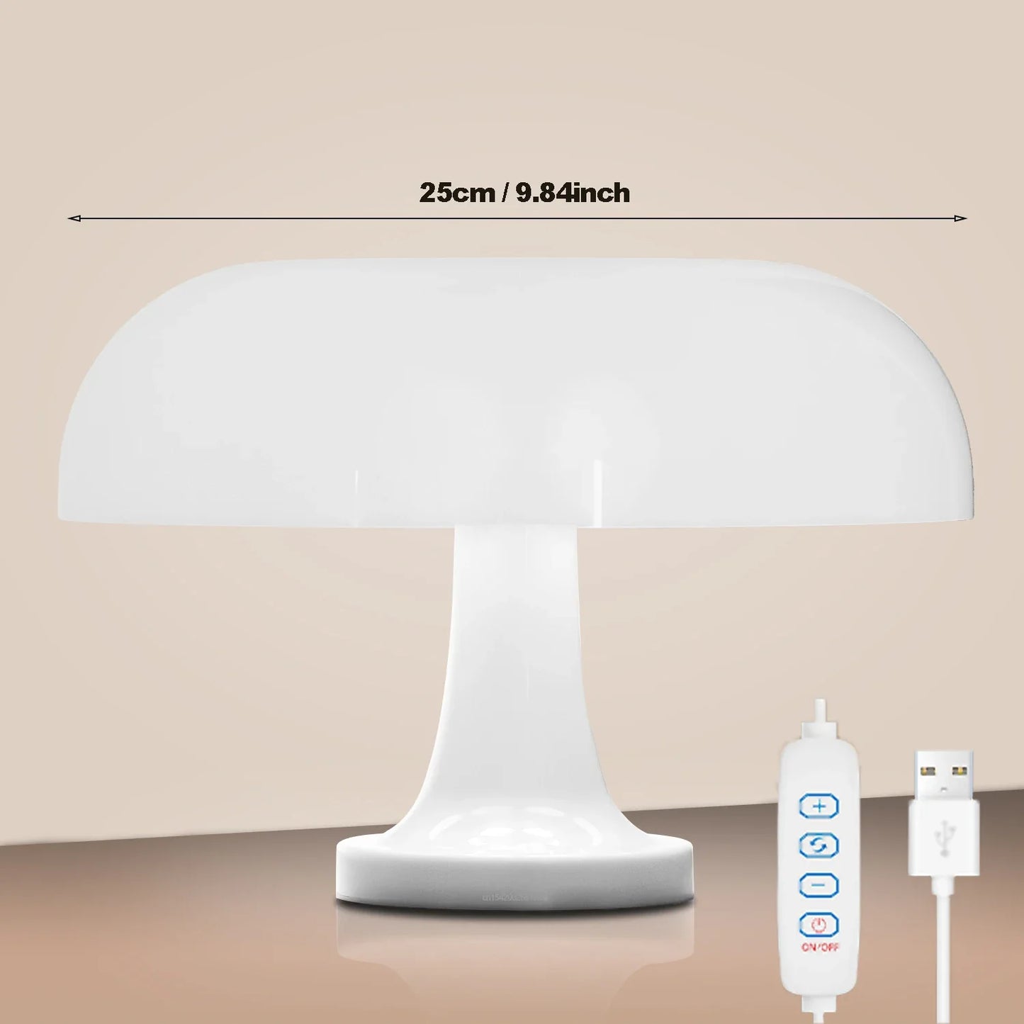 Mushroom table lamp