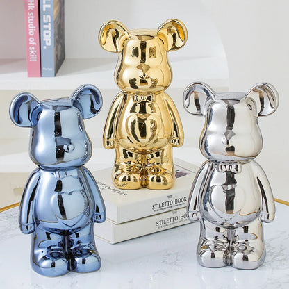 17/27/cm Aesthetic Bear brick Ceramic Staute