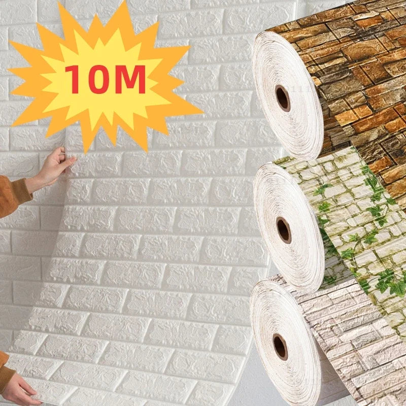 70cmx1/5/10m 3D Wallpaper Decoration