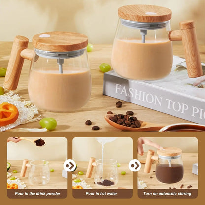 400ML Self-Stirring Electric Mug – High-Speed Mixing