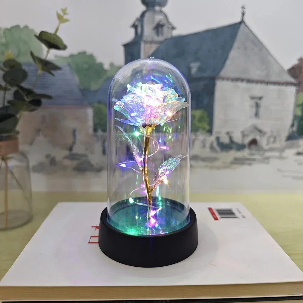 LED Eternal Rose Flower Gift – Romantic Décor