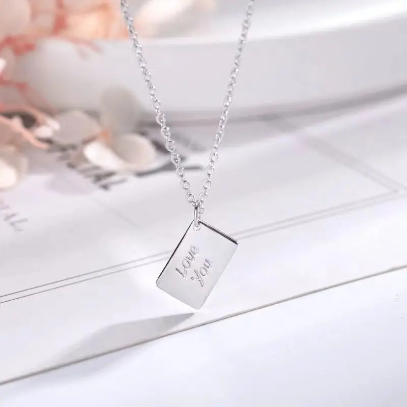 Love Letter Envelope Pendant Necklace