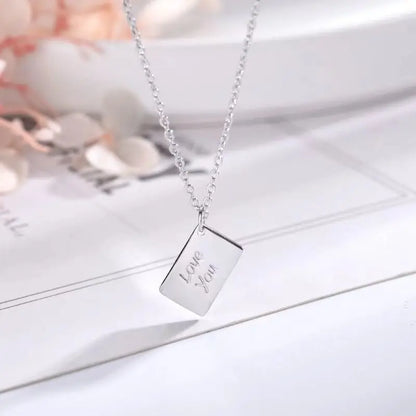 Love Letter Envelope Pendant Necklace