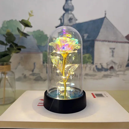 LED Eternal Rose Flower Gift – Romantic Décor