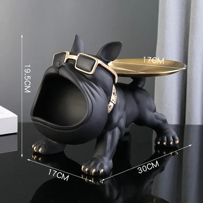 30cm Home Decor Bulldog Figurine