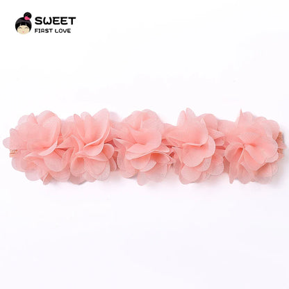 Baby Soft Elastic Cute Flower Hairband