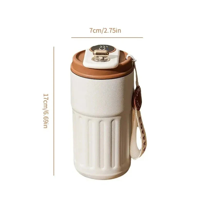 Smart Temperature Display Insulated Coffee Cup