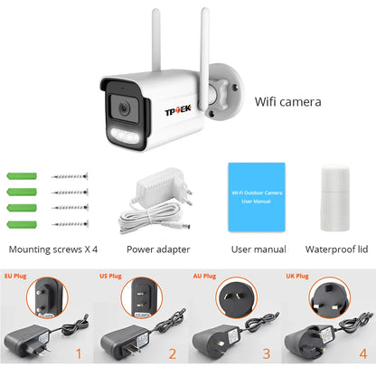 4K 8MP IP Outdoor Security Camera