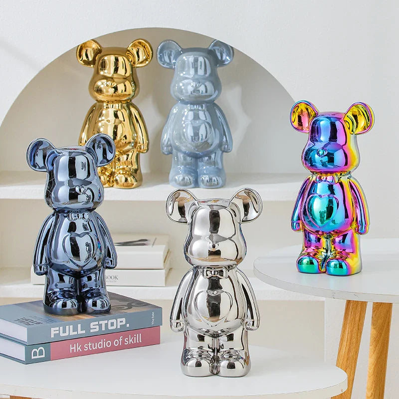 17/27/cm Aesthetic Bear brick Ceramic Staute