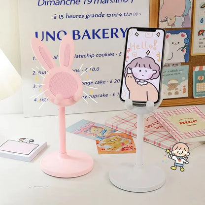 Cute Rabbit Adjustable Phone Stand