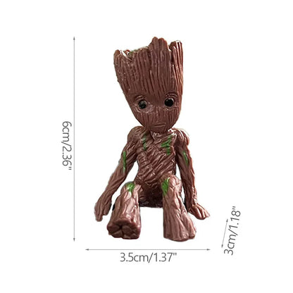 Home Decoration Crafts Miniature Model  Groot Figurines