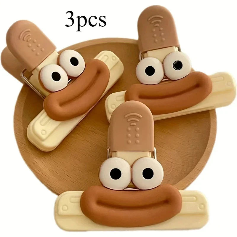3pcs Creative Face Sealing Bag