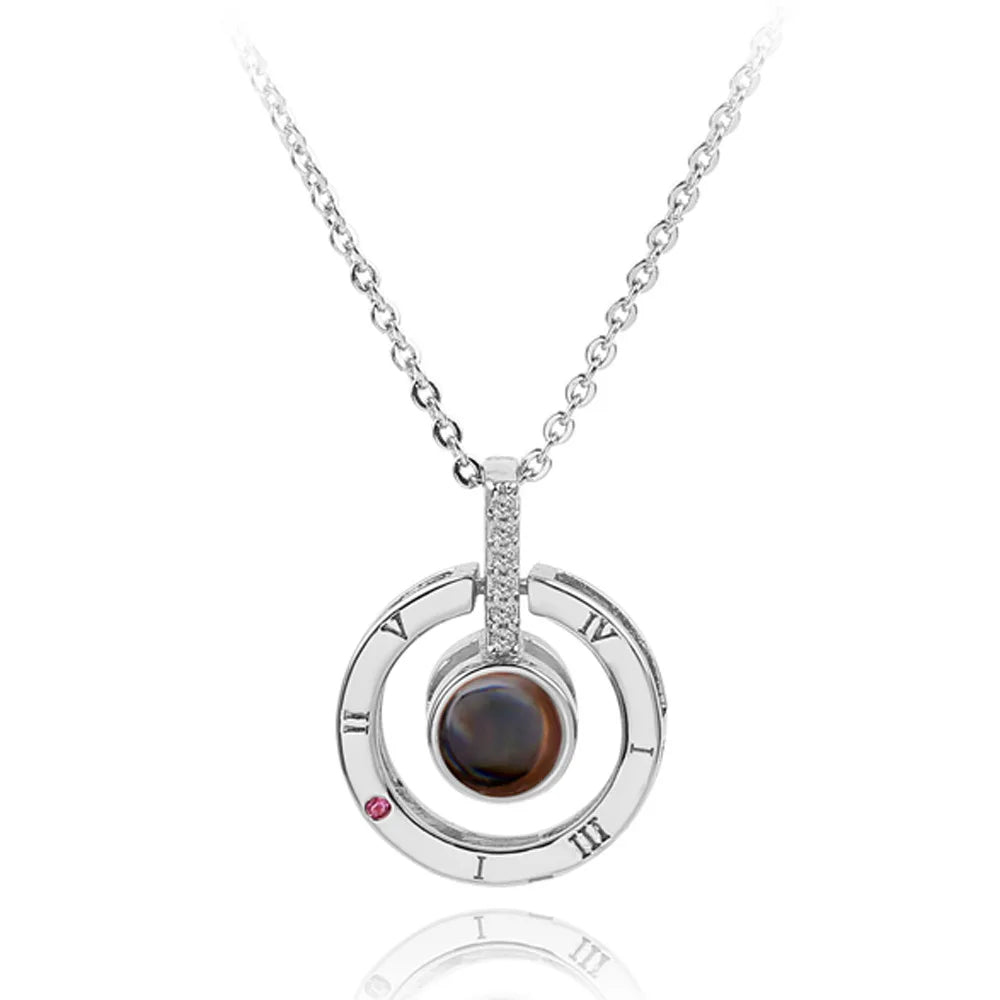 "I Love You" 100 Languages Projection Necklace