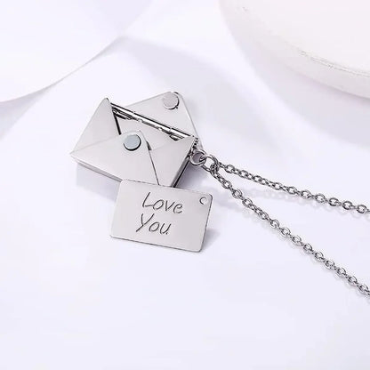 Love Letter Envelope Pendant Necklace