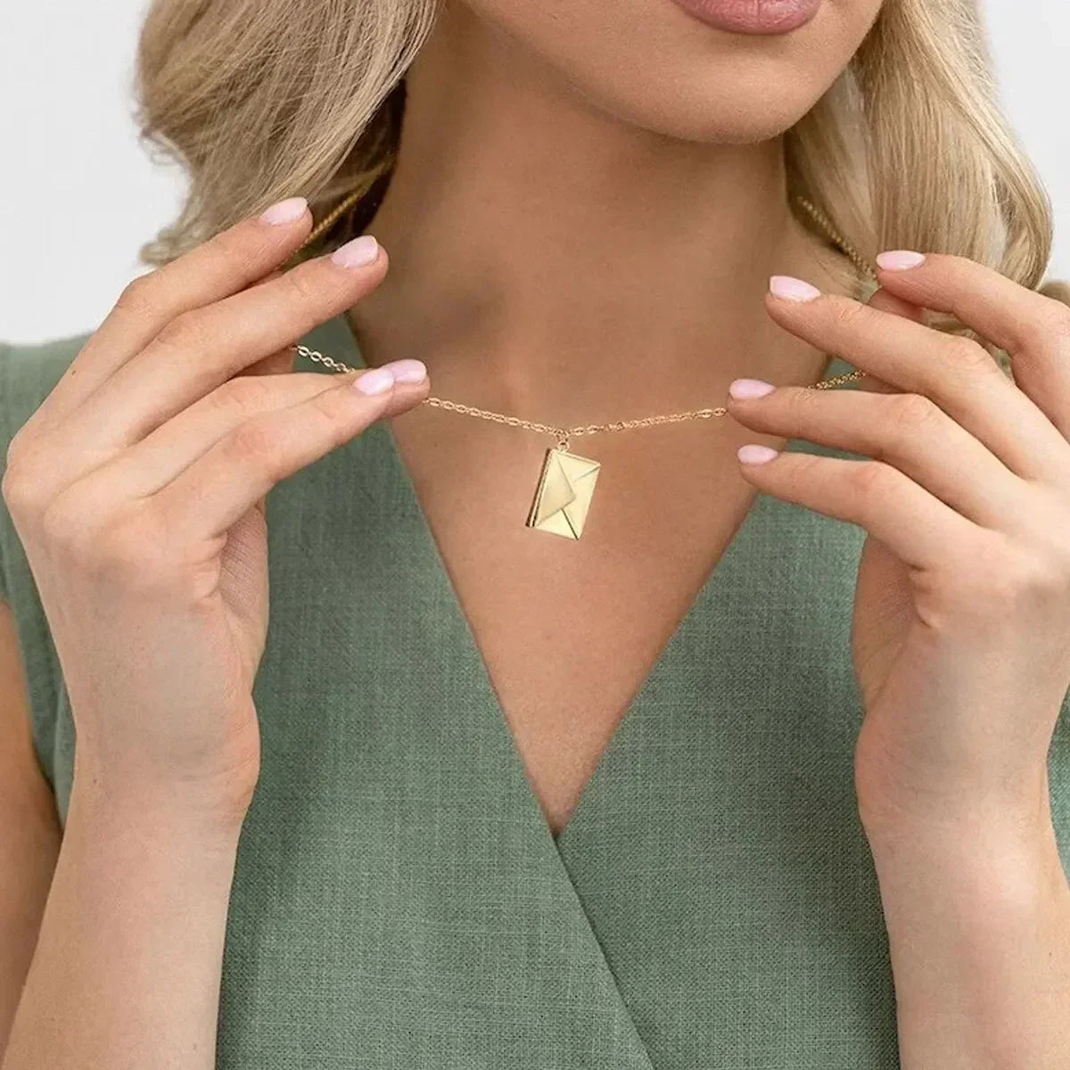 Love Letter Envelope Pendant Necklace