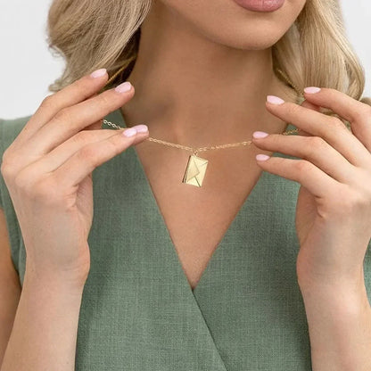 Love Letter Envelope Pendant Necklace