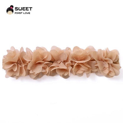 Baby Soft Elastic Cute Flower Hairband