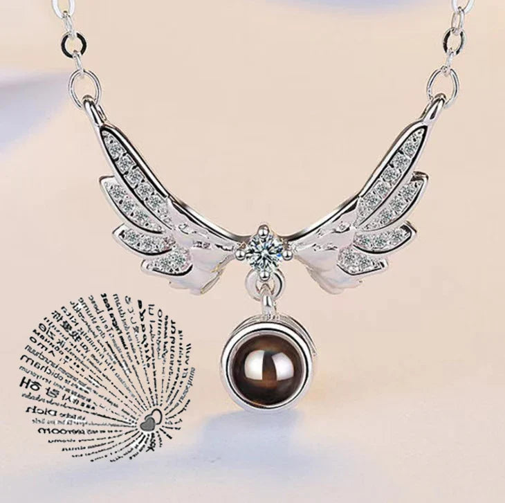 "I Love You" 100 Languages Projection Necklace