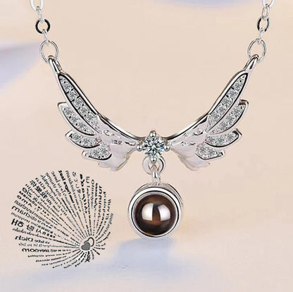 "I Love You" 100 Languages Projection Necklace