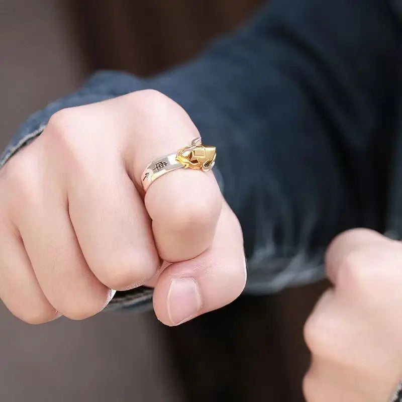 Digimon Garurumon & Angewomon Adjustable Cosplay Ring