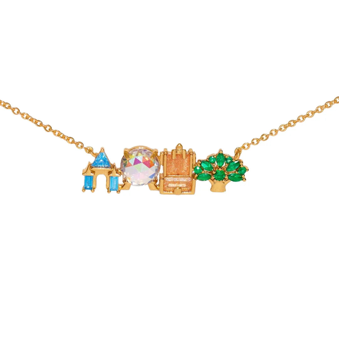 Colorful Zircon Amusement Park Necklace