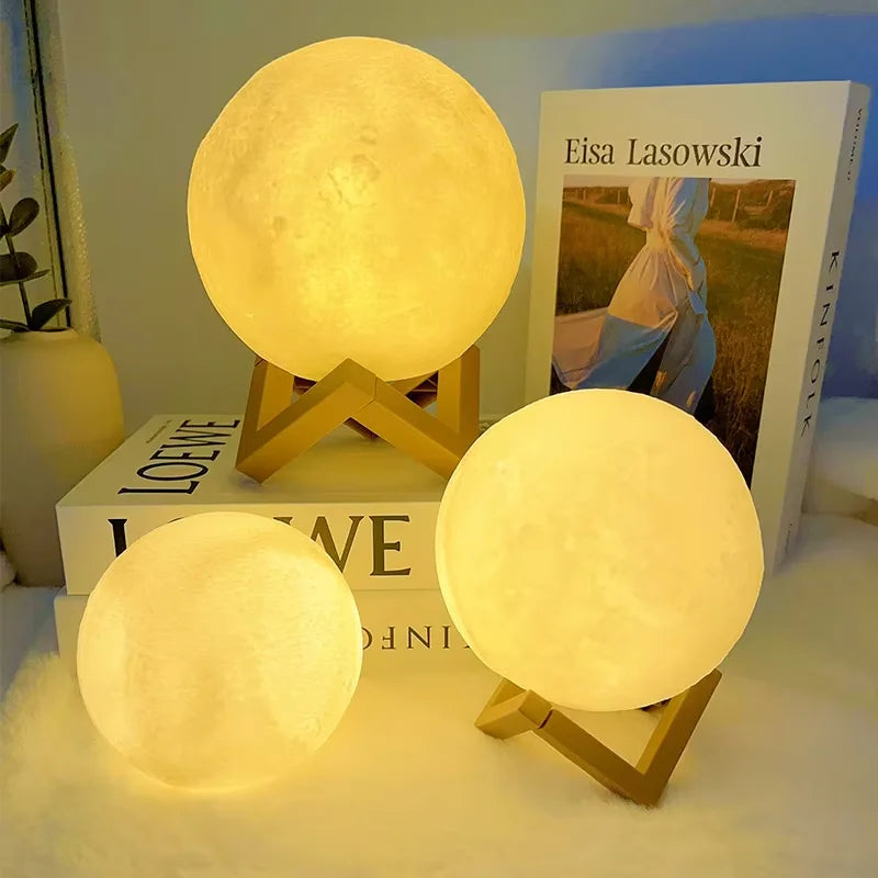 LED Moon & Galaxy Night Light