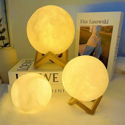 LED Moon & Galaxy Night Light