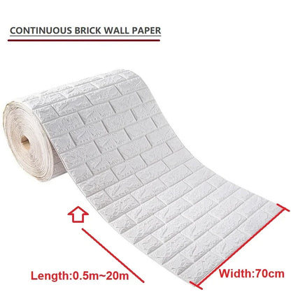 70cmx1/5/10m 3D Wallpaper Decoration