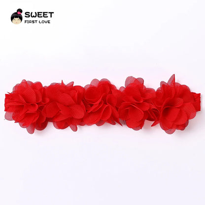 Baby Soft Elastic Cute Flower Hairband