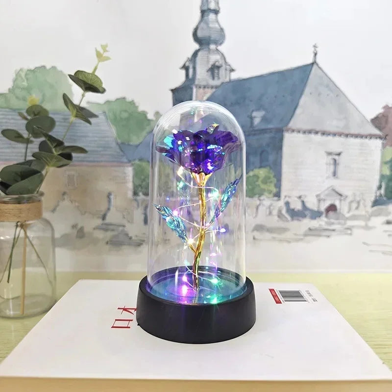 LED Eternal Rose Flower Gift – Romantic Décor