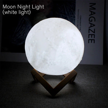 LED Moon & Galaxy Night Light
