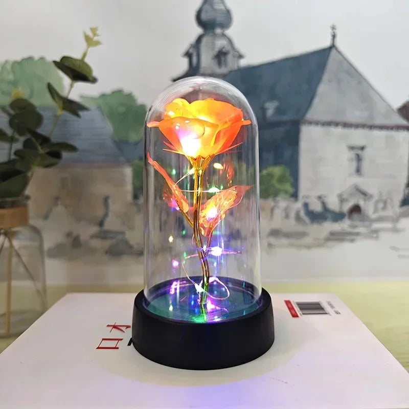 LED Eternal Rose Flower Gift – Romantic Décor
