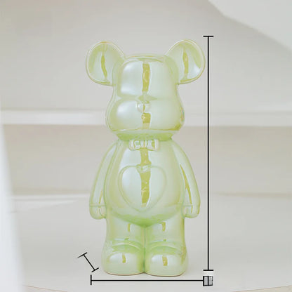 17/27/cm Aesthetic Bear brick Ceramic Staute