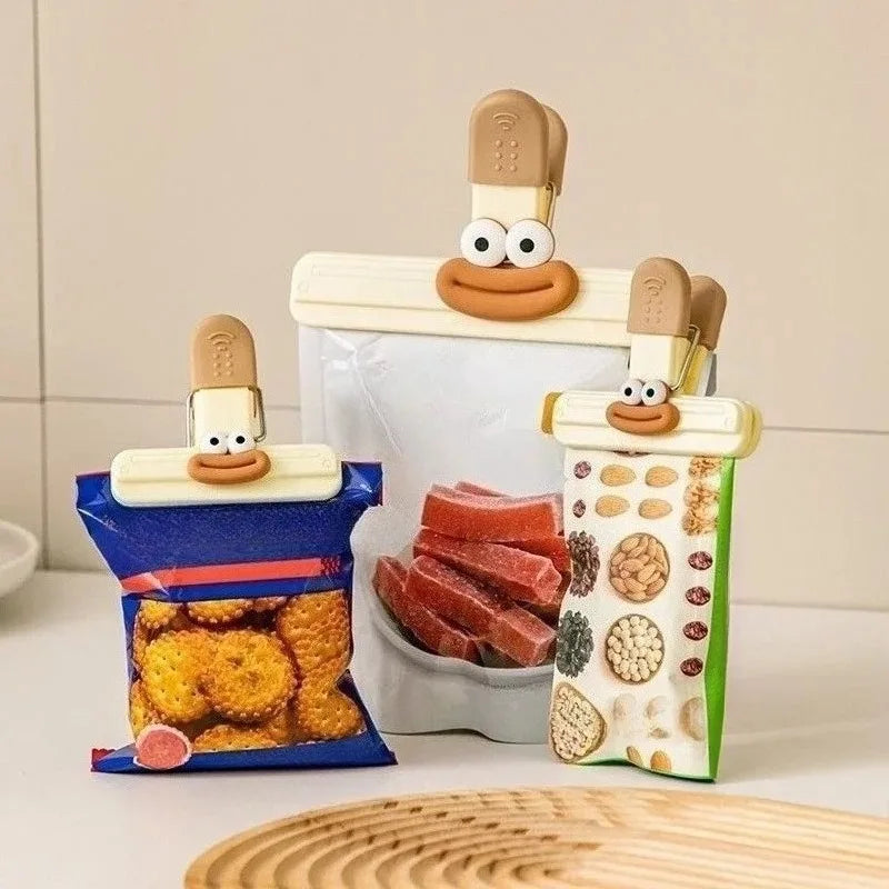 3pcs Creative Face Sealing Bag