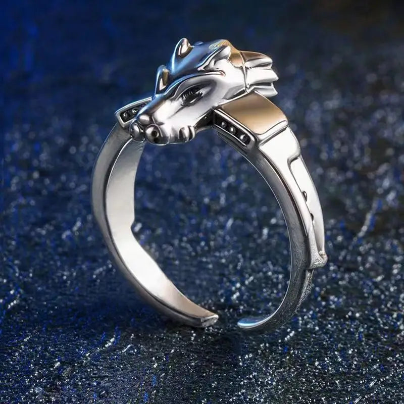 Digimon Garurumon & Angewomon Adjustable Cosplay Ring