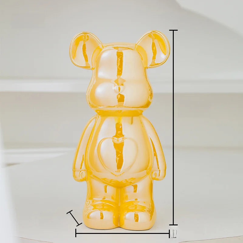 17/27/cm Aesthetic Bear brick Ceramic Staute