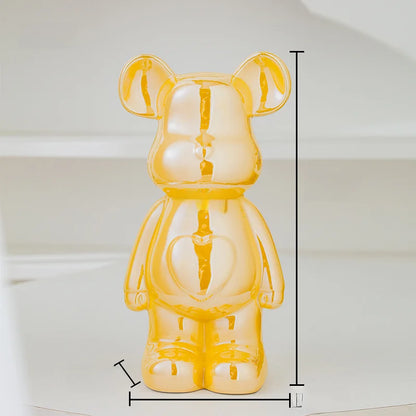 17/27/cm Aesthetic Bear brick Ceramic Staute