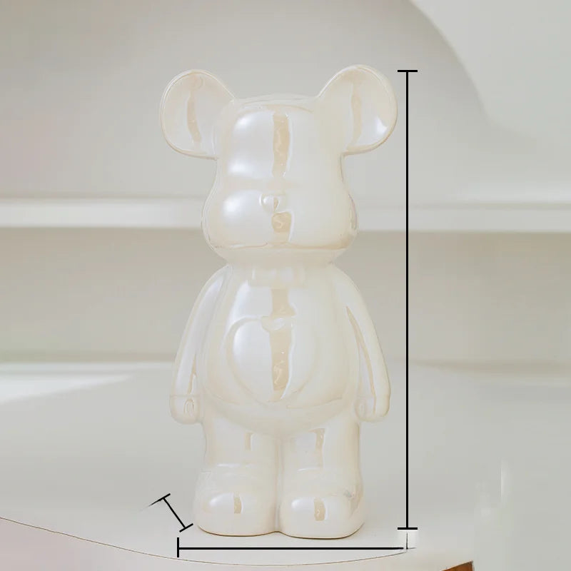 17/27/cm Aesthetic Bear brick Ceramic Staute