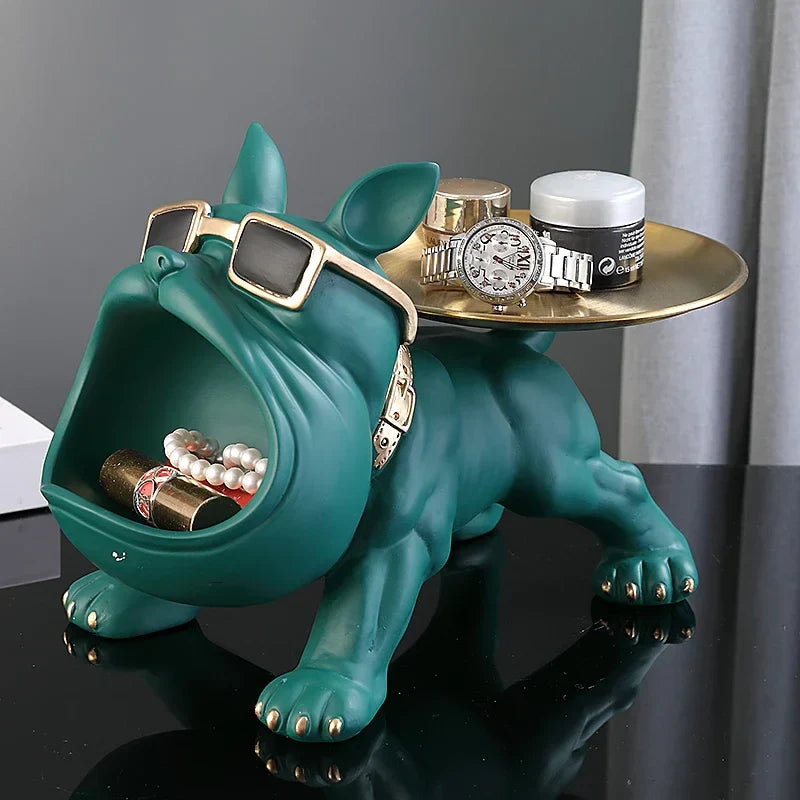 30cm Home Decor Bulldog Figurine