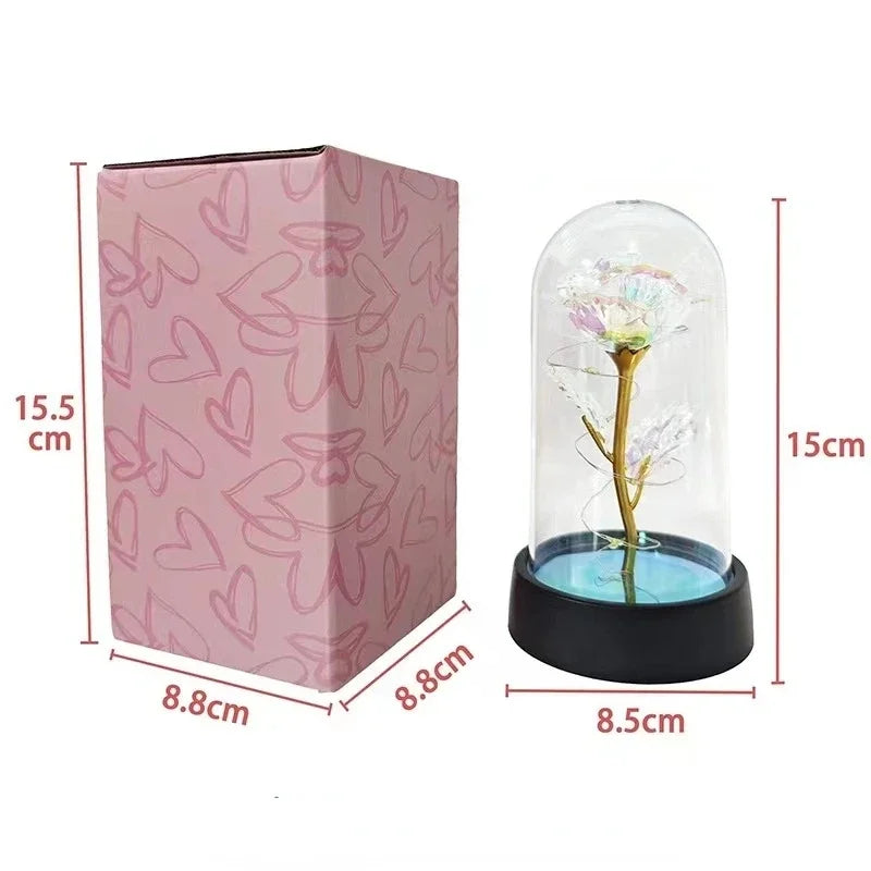 LED Eternal Rose Flower Gift – Romantic Décor