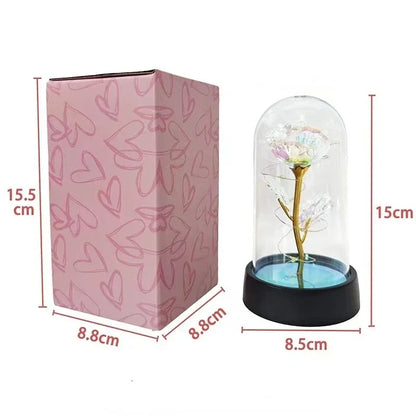 LED Eternal Rose Flower Gift – Romantic Décor