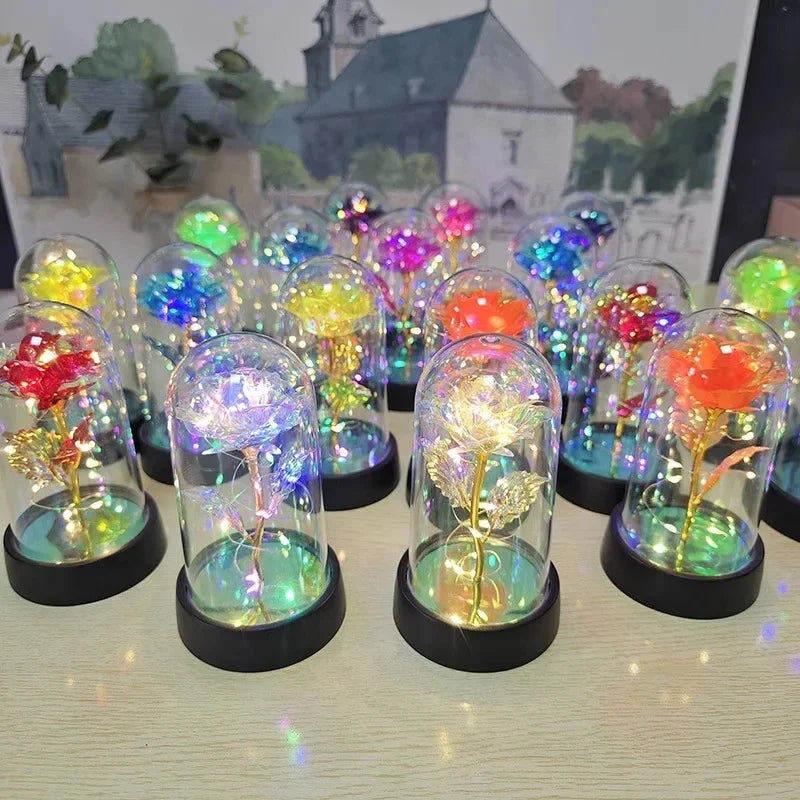 LED Eternal Rose Flower Gift – Romantic Décor