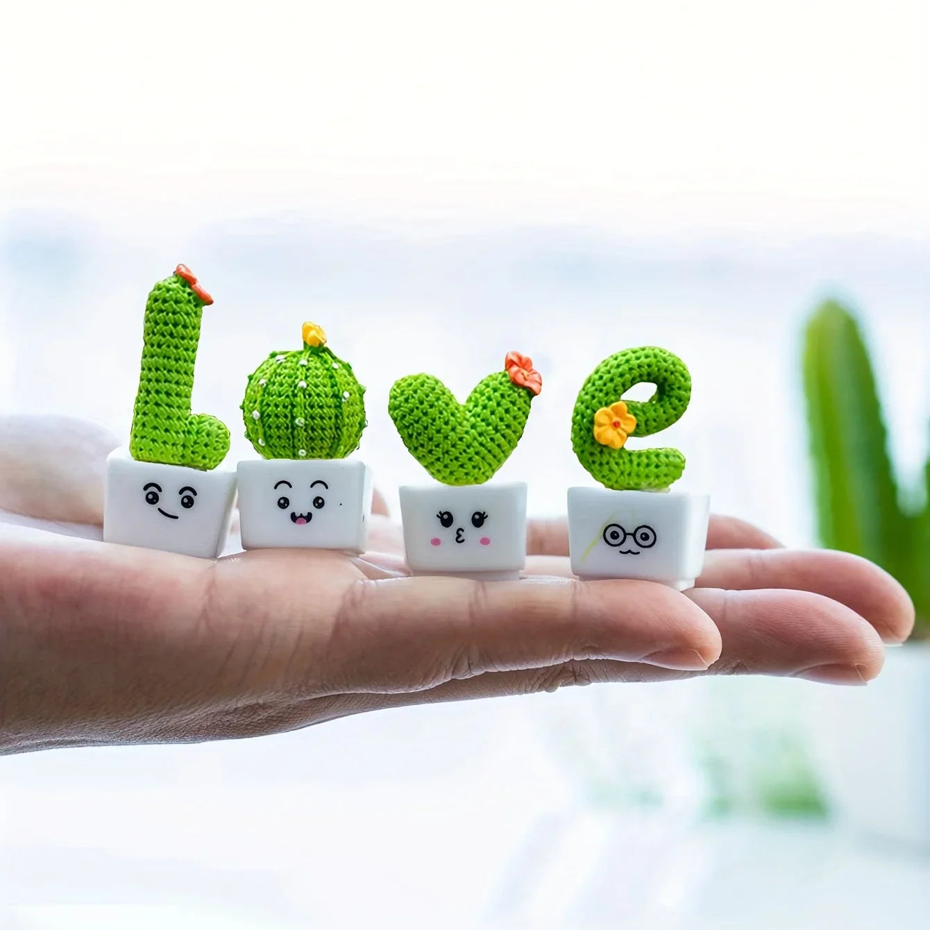 Resin Succulent Cactus