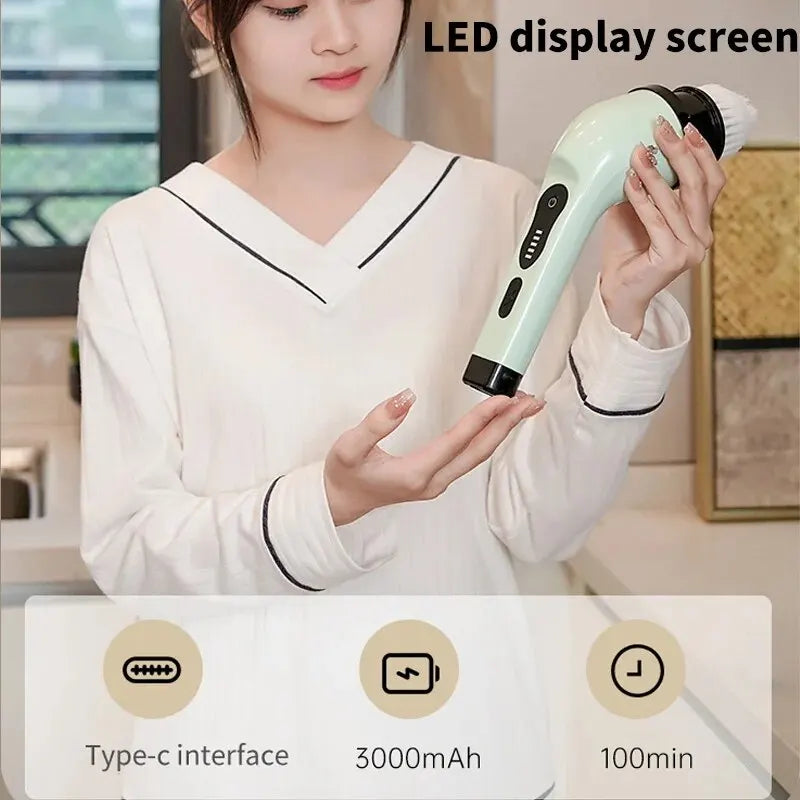 Multifunctional Wireless Electric Cleaning Brush